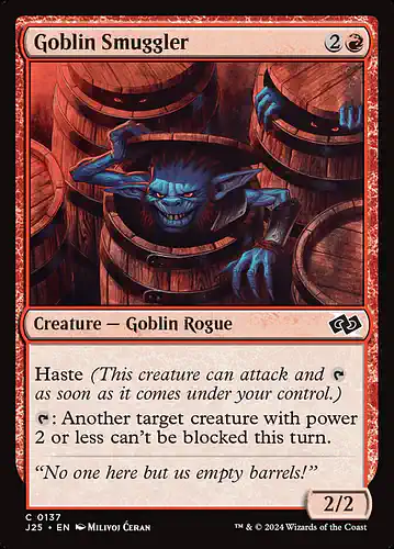 Goblin Smuggler - j25 Spoiler