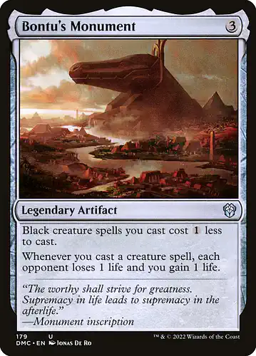 Bontu's Monument - dmc Spoiler
