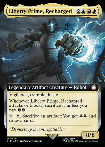 Liberty Prime, Recharged - pip Spoiler