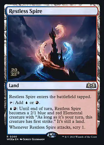 Restless Spire - woe Spoiler