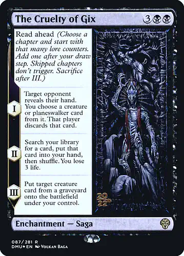 The Cruelty of Gix - dmu Spoiler