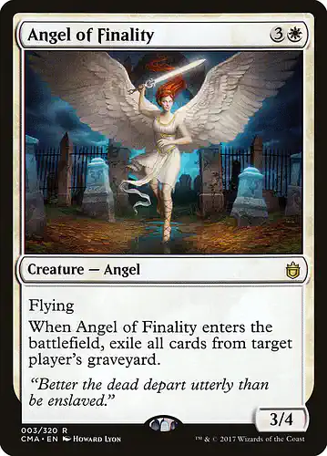 Angel of Finality - cma Spoiler