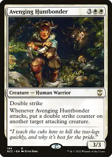 Avenging Huntbonder - ncc Spoiler