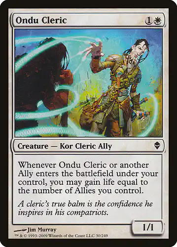 Ondu Cleric - zen Spoiler