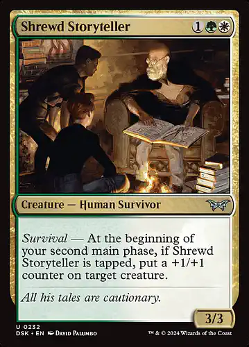 Shrewd Storyteller - dsk Spoiler