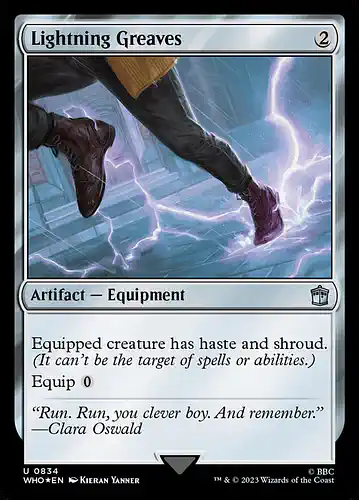 Lightning Greaves - who Spoiler