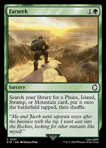 Farseek - pip Spoiler
