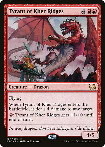 Tyrant of Kher Ridges - bro Spoiler