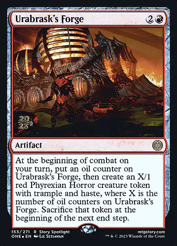 Urabrask's Forge - one Spoiler