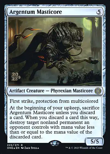 Argentum Masticore - one Spoiler