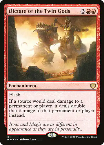 Dictate of the Twin Gods - scd Spoiler