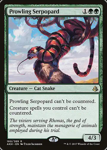 Prowling Serpopard - akh Spoiler