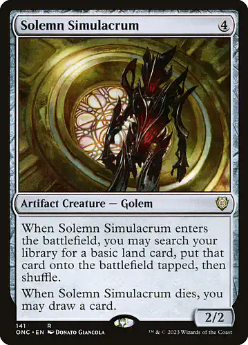 Solemn Simulacrum - onc Spoiler