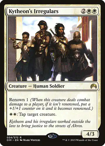 Kytheon's Irregulars - ori Spoiler