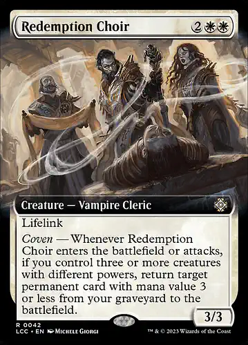 Redemption Choir - lcc Spoiler