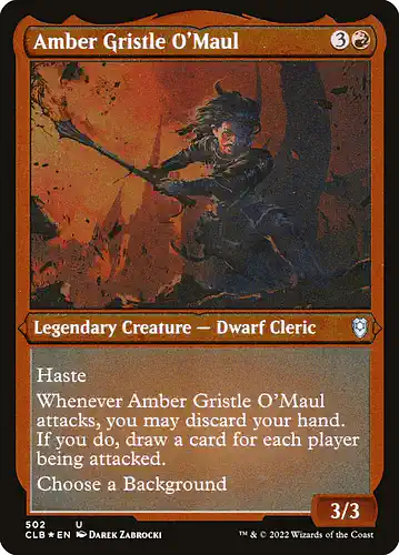 Amber Gristle O'Maul - clb Spoiler
