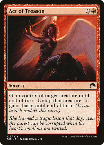 Act of Treason - ori Spoiler