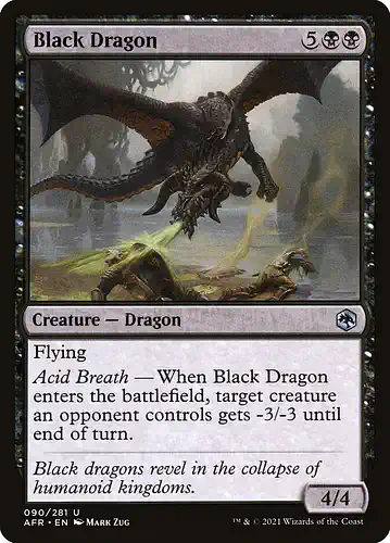 Black Dragon - afr Spoiler
