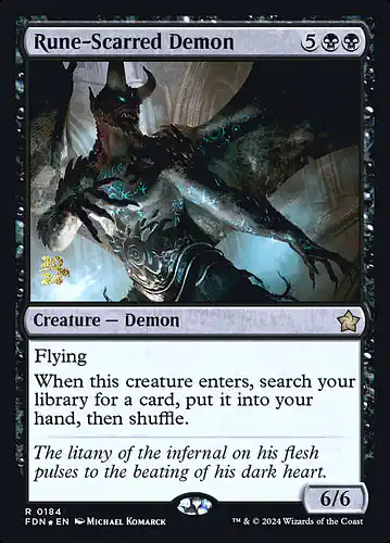 Rune-Scarred Demon - fdn Spoiler
