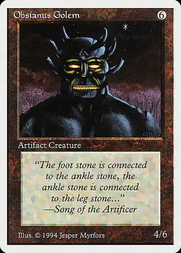 Obsianus Golem - sum Spoiler