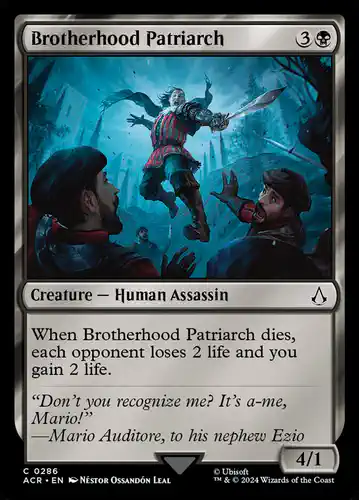 Brotherhood Patriarch - acr Spoiler