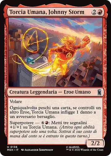 Human Torch, Johnny Storm - msh Spoiler