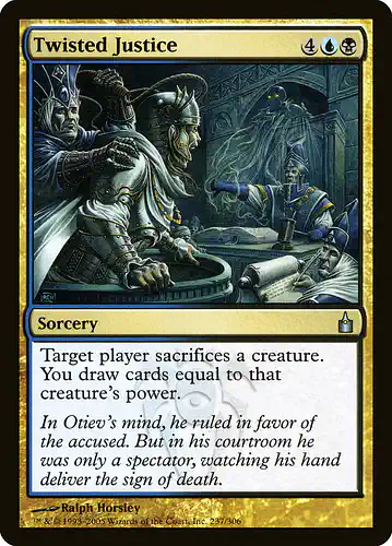Twisted Justice - rav Spoiler