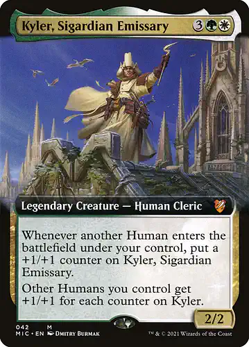 Kyler, Sigardian Emissary - mic Spoiler