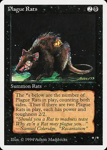 Plague Rats - sum Spoiler