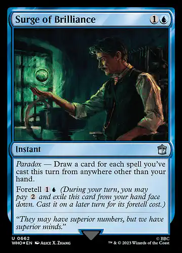Surge of Brilliance - who Spoiler