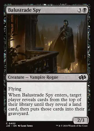 Balustrade Spy - j25 Spoiler
