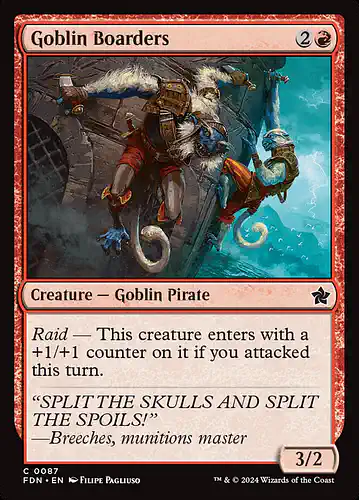 Goblin Boarders - fdn Spoiler