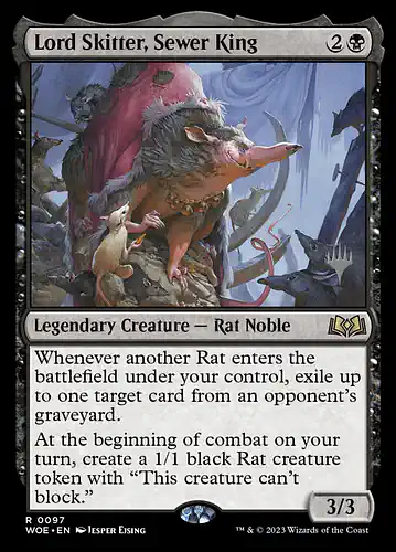 Lord Skitter, Sewer King - woe Spoiler