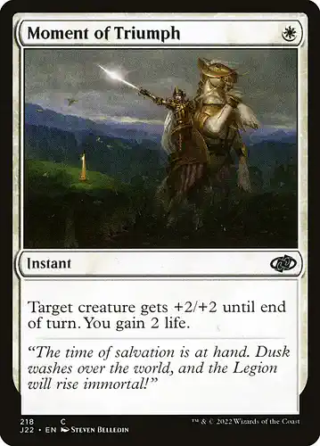 Moment of Triumph - j22 Spoiler