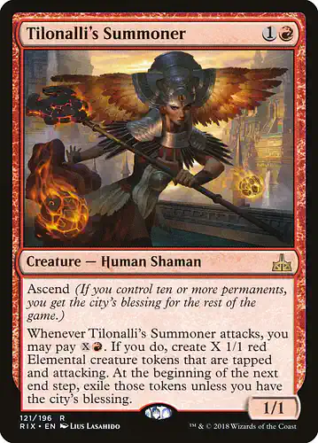 Tilonalli's Summoner - rix Spoiler