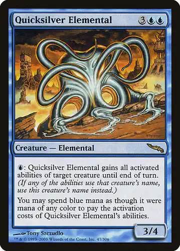 Quicksilver Elemental - mrd Spoiler