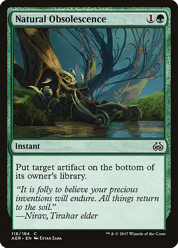 Natural Obsolescence - aer Spoiler