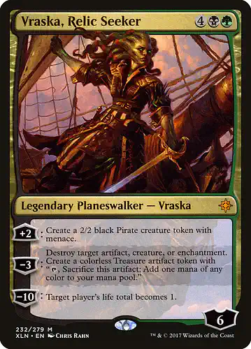 Vraska, Relic Seeker - xln Spoiler