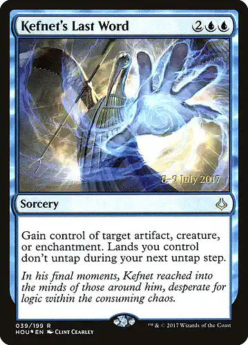 Kefnet's Last Word - hou Spoiler