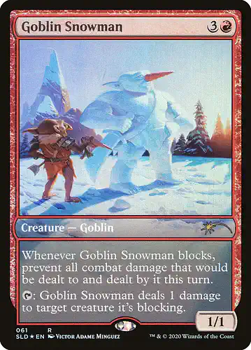Goblin Snowman - sld Spoiler