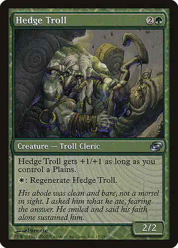 Hedge Troll - plc Spoiler