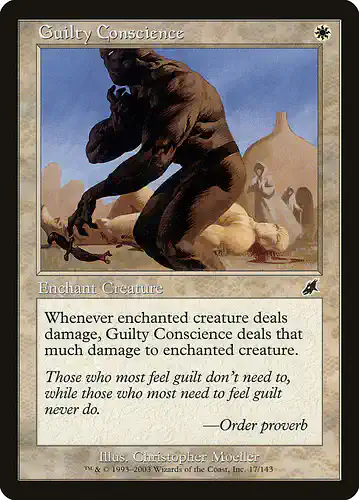 Guilty Conscience - scg Spoiler