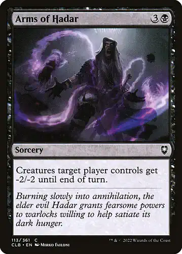 Arms of Hadar - clb Spoiler