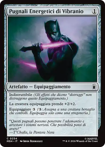 Vibranium Energy Daggers - msh Spoiler