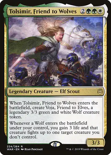 Tolsimir, Friend to Wolves - war Spoiler