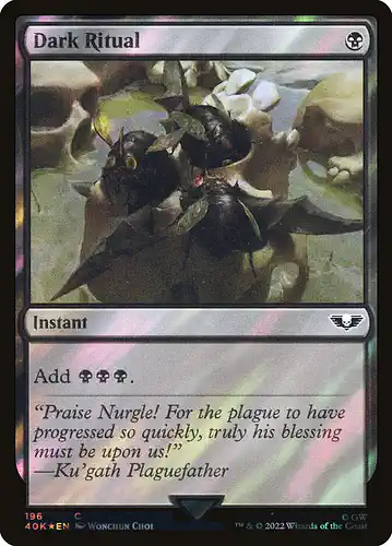 Dark Ritual - 40k Spoiler