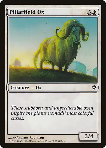 Pillarfield Ox - zen Spoiler