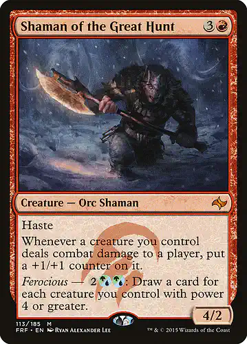 Shaman of the Great Hunt - frf Spoiler