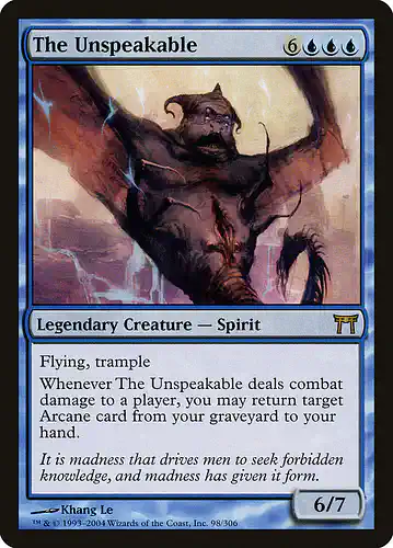 The Unspeakable - chk Spoiler
