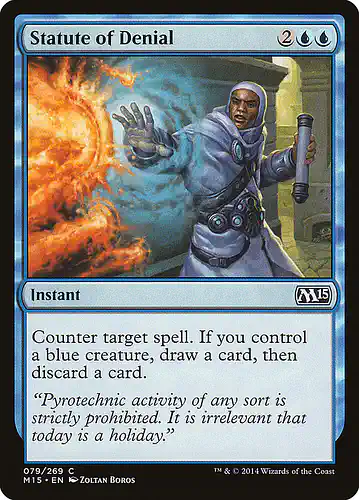 Statute of Denial - m15 Spoiler